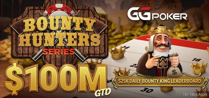 GGPoker järjestää ultimaattisen pokerinäytöksen $100M Bounty Hunters -turnaussarjalla